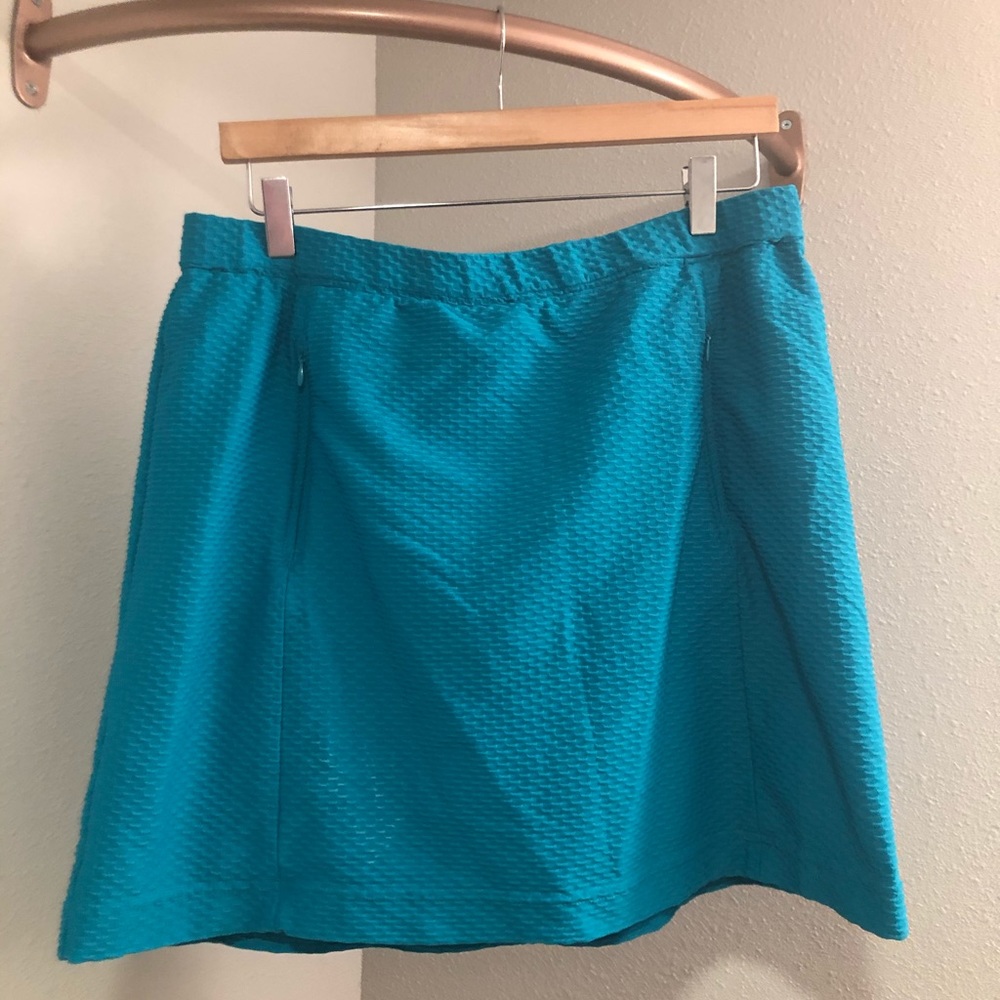 Tail Tech Performance Textured Skort Turquoise L - image 1